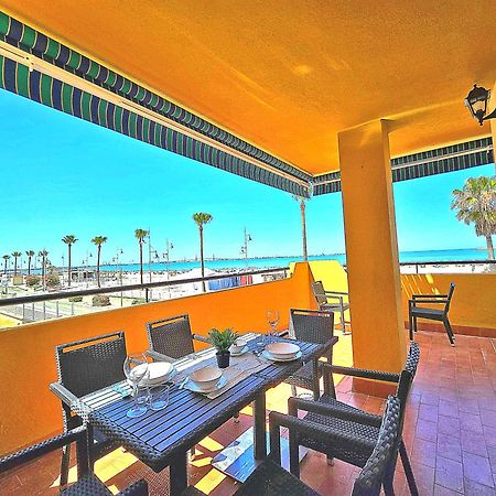 Beachfront Duplex 1ª Linea & Terraces Oceanfront Эль-Пуэрто-де-Санта-Мария Экстерьер фото