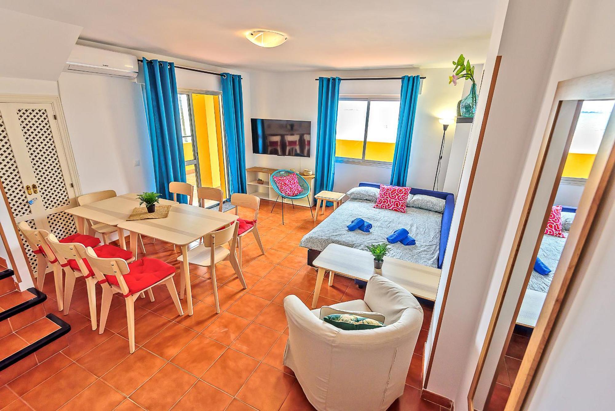 Beachfront Duplex 1ª Linea & Terraces Oceanfront Эль-Пуэрто-де-Санта-Мария Экстерьер фото