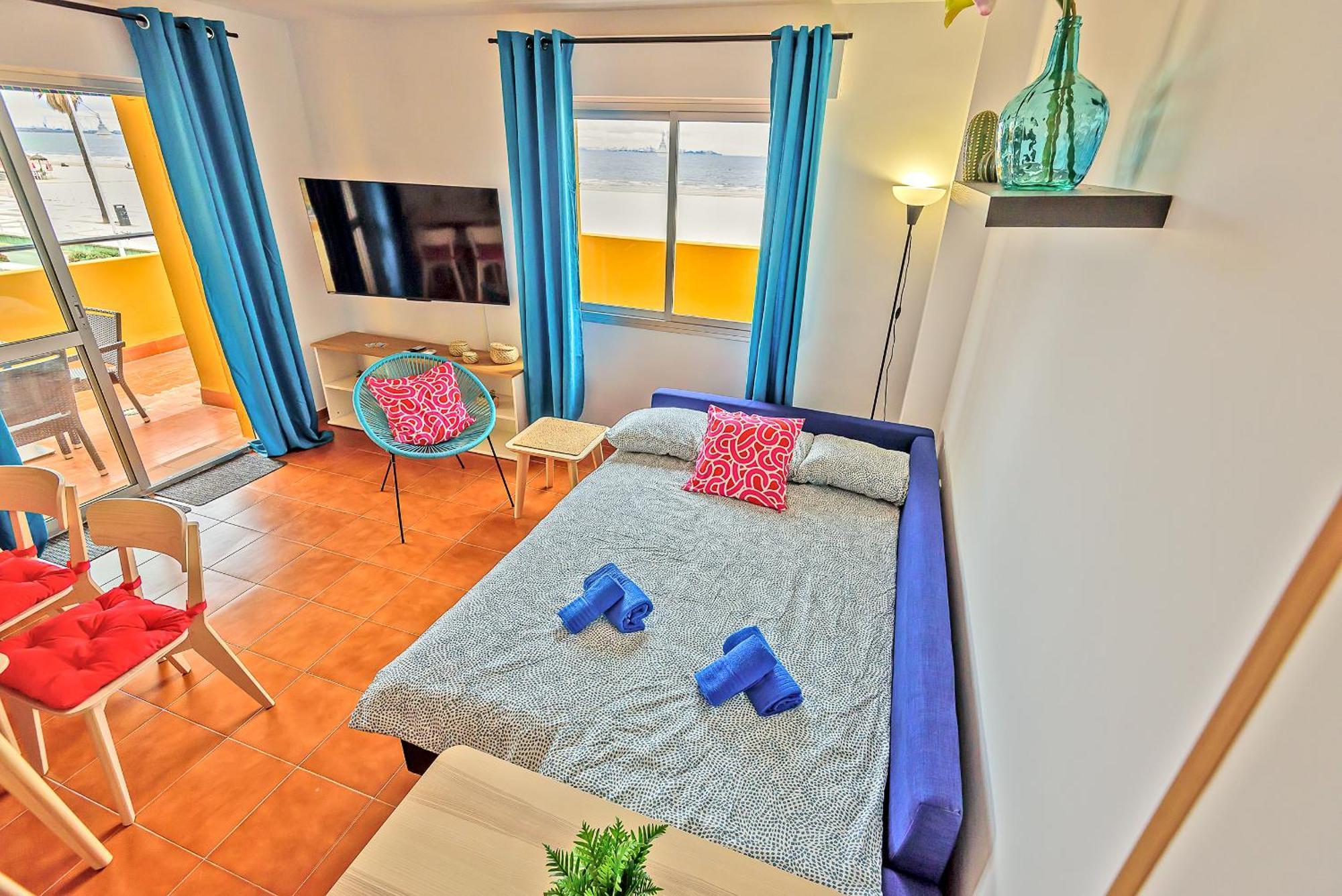 Beachfront Duplex 1ª Linea & Terraces Oceanfront Эль-Пуэрто-де-Санта-Мария Экстерьер фото