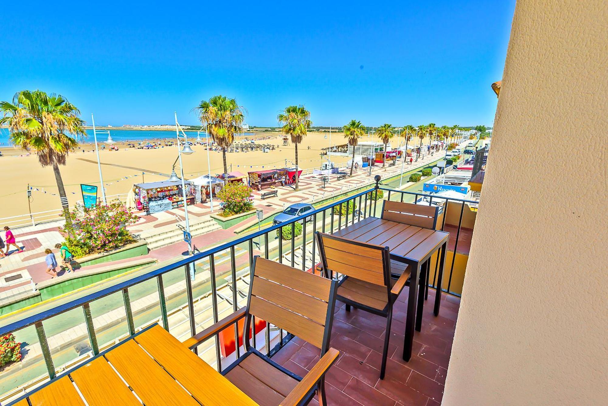 Beachfront Duplex 1ª Linea & Terraces Oceanfront Эль-Пуэрто-де-Санта-Мария Экстерьер фото