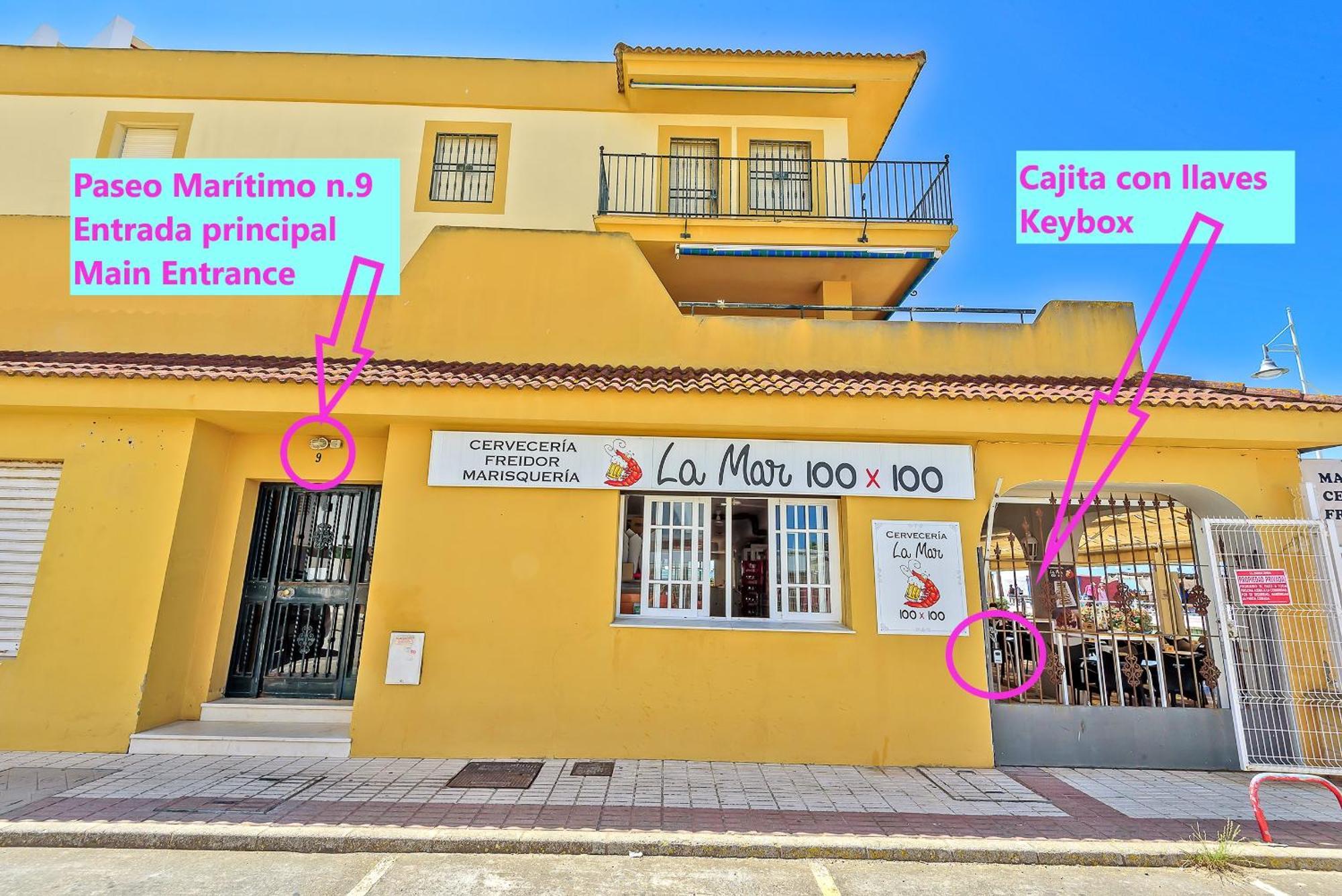 Beachfront Duplex 1ª Linea & Terraces Oceanfront Эль-Пуэрто-де-Санта-Мария Экстерьер фото