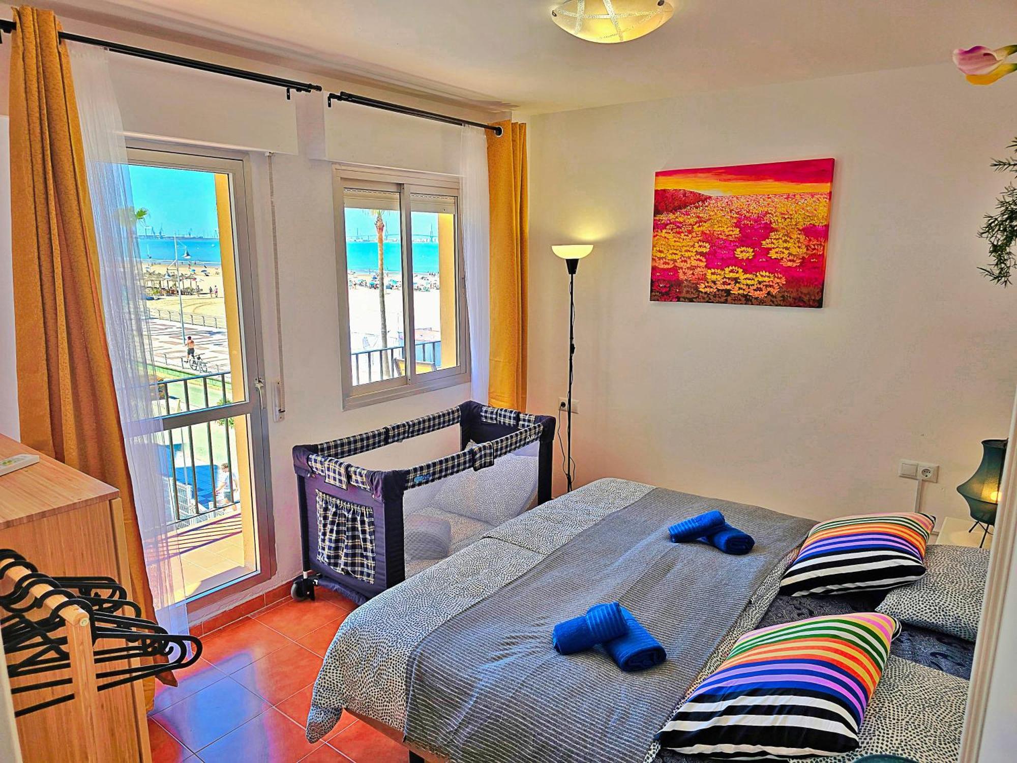 Beachfront Duplex 1ª Linea & Terraces Oceanfront Эль-Пуэрто-де-Санта-Мария Экстерьер фото